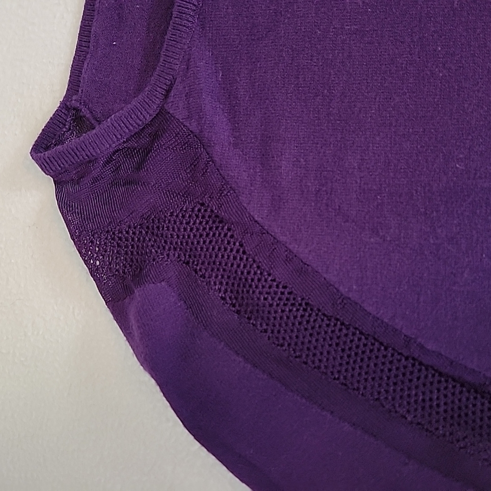 Anne Klein Women's Purple Long Sleeve Knit Sweater, S - Picture 4 of 9